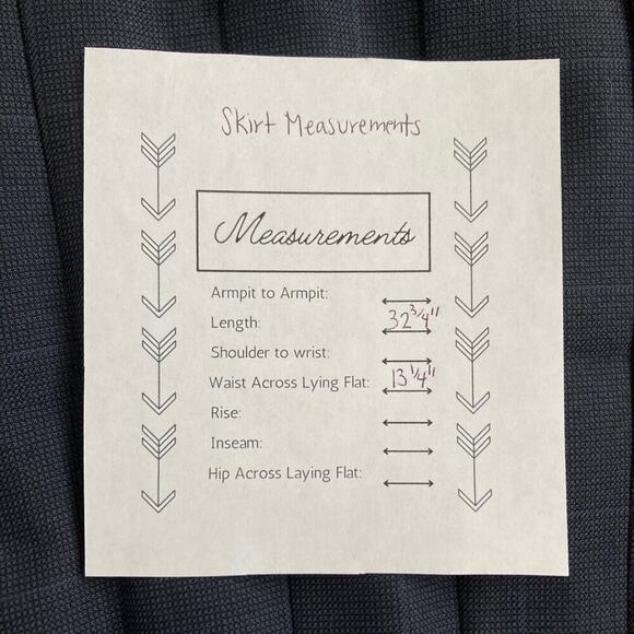 Vtg Britches of Georgetown Skirt Suit Set Navy Blue Windowpane Pleated Women 8 - Picture 8 of 9